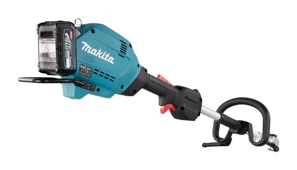Makita Akku-Multifunktions-Antrieb 40 V max. UX01GZ01 mit Sensenaufsatz EM404MP - ohne Akku und Ladegerät
