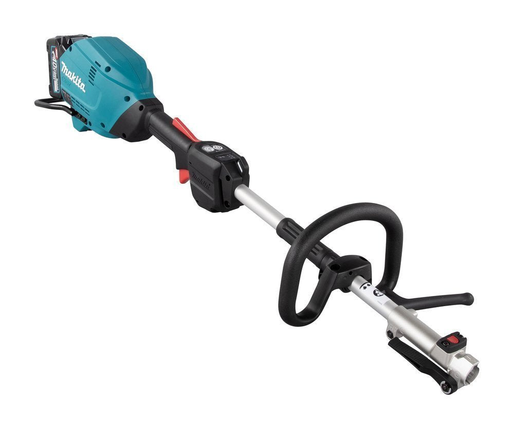 Makita Akku-Multifunktions-Antrieb 40 V max. UX01GZ01 mit Sensenaufsatz EM404MP - ohne Akku und Ladegerät