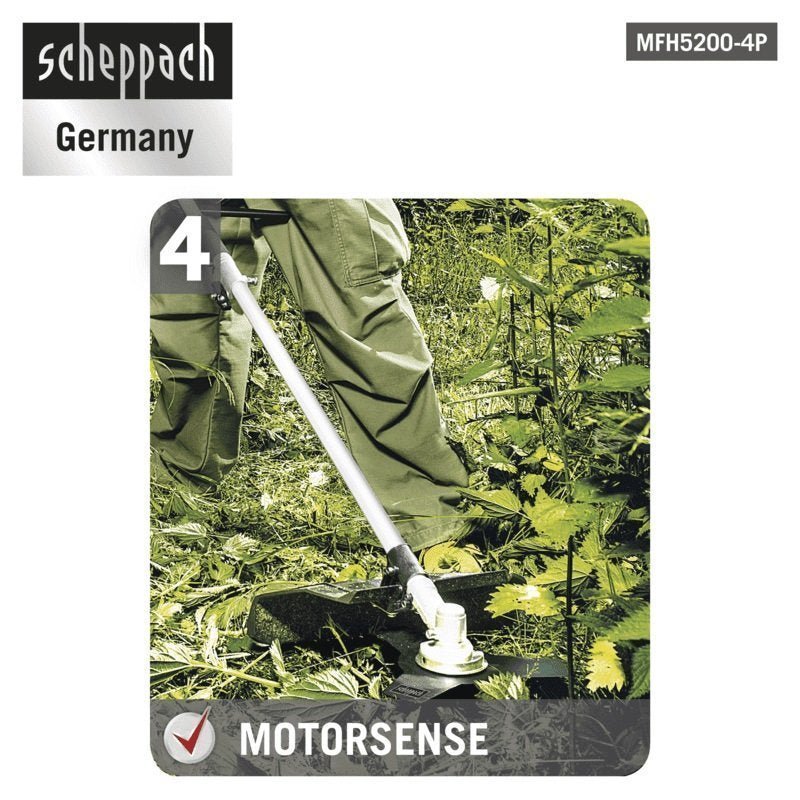 Scheppach Benzin-4 in 1 Multigartengerät MFH5200-4P - Versandrückläufer