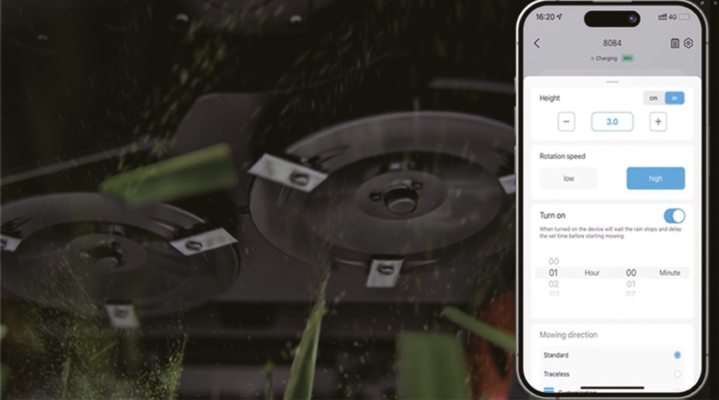 Sunseeker kabelloser Mähroboter Elite X7 - für sehr große Rasenflächen mit Allradantrieb